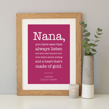 Personalised 'Grandma/Nanny' Gift, 4 of 8