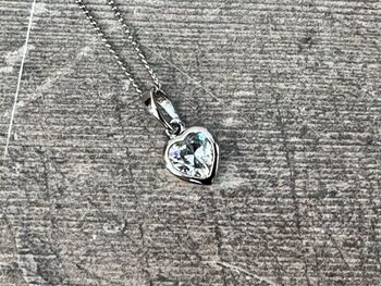 Heart Necklace With Swarovski Elements, 2 of 3