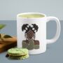 Set Of Four Black Women Mugs Fleur Set, thumbnail 3 of 9