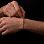 5 Mm 18k Gold Rope Chain Bracelet Unisex, thumbnail 4 of 12