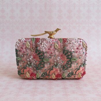 Pink Rectangular Bird Clutch, 8 of 8