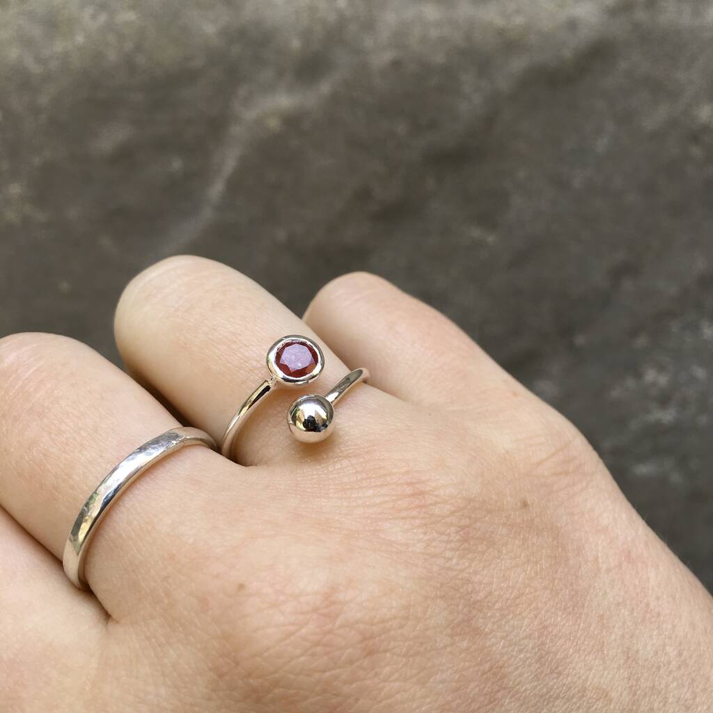 adjustable-silver-birthstone-ring-july-ruby-by-lime-tree-design