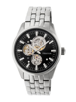 Heritor Automatic Stanley Semi Skeleton Mens Watch, 3 of 7