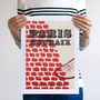 Cycling Monuments Print, 'Paris Roubaix', thumbnail 4 of 9