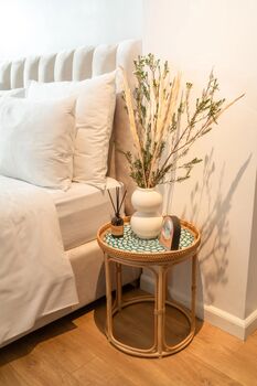 Boho Rattan Coastal Table, 5 of 8