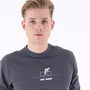 Men's Paris Roubaix Grey Long Sleeve T Shirt, thumbnail 3 of 3