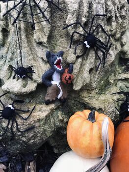 Spooky Spiderweb Fair Trade Handmade Halloween Felt, 3 of 10