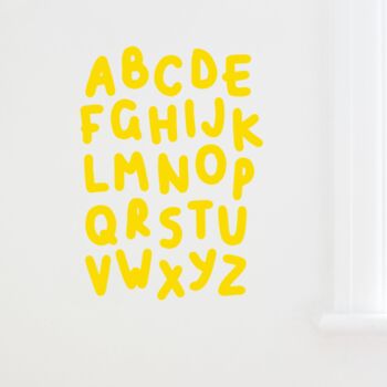 Alphabet Wall Stickers, 3 of 5