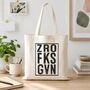 Zero Fucks Gvn Cheeky Tote Bag, thumbnail 6 of 7