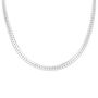 Sterling Silver Chunky Flat Snake Chain Necklace, thumbnail 2 of 5