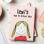 Children's Personalised Face Journal Or Sketchbook, thumbnail 3 of 4