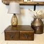 Antique Oak Filing Storage Drawers, thumbnail 1 of 7