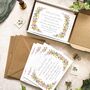 Spring Flowers Flat Evening Wedding Invitations, thumbnail 7 of 8