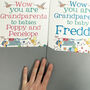 Big Personalised New Grandparents Card, thumbnail 6 of 7