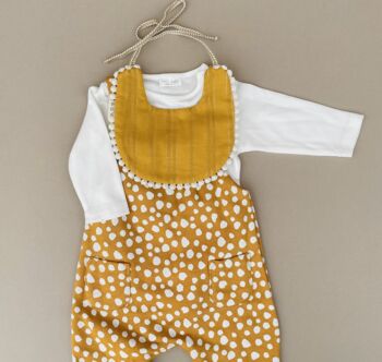 Reversible Bib Set Of Three In Rose Dreams Collection, 7 of 8