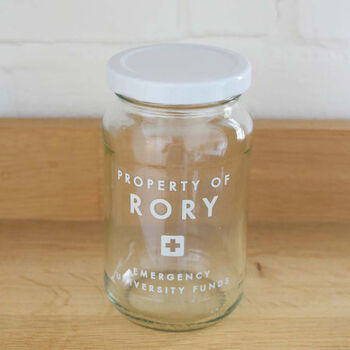 University Funds Personalised Student Jar, 2 of 4