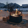 Cube Steel Fire Pit, thumbnail 5 of 12