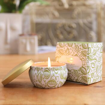 Natural Soy Wax Scented Candle Tin 185g, 7 of 9