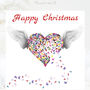 Kaleidoscope Angel And Butterfly Christmas Card, thumbnail 1 of 11