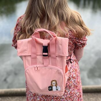 Personalised You And Your Guinea Pig Backpack, 2 of 9