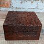 Floral Carved Wooden Jewellery Box, thumbnail 1 of 8