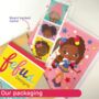 'Two Today!' Brown Girls Birthday Card, thumbnail 5 of 5