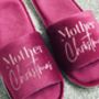 Mother Christmas Luxury Rose Gold Slippers, thumbnail 2 of 4