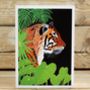 Bengal Tiger Greeting Card, thumbnail 2 of 2