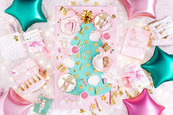 Three Pink Nutcracker Ballerina Christmas Gift Bags, 7 of 8
