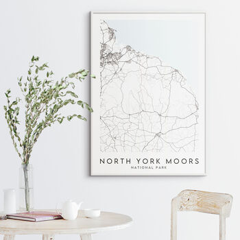 North York Moors National Park Map Print, 3 of 4