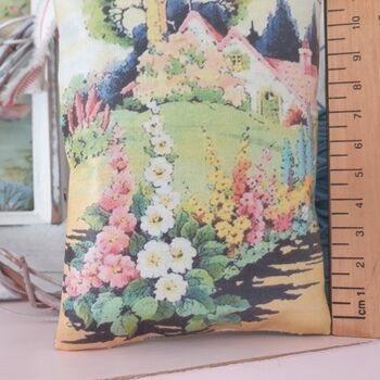 Decorative Lavender Sachet With Cottage Garden Print, 5 of 7