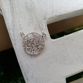 Brides And Brides Maid Silver Tree Of Life Pendant, 2 of 5