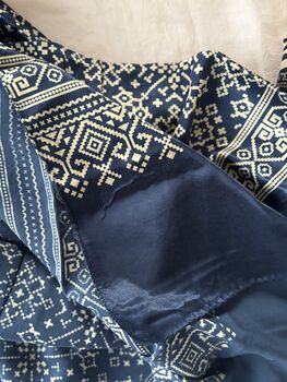 Patola Print Mashru Cotton Silk Scarf, Indian Print, 3 of 10