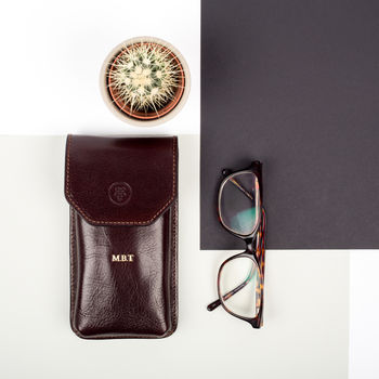 The Finest Italian Leather Glasses Case. 'The Gabbro', 10 of 12