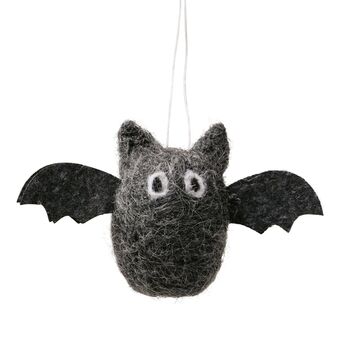 Spooky Felt Bat Hanging Decorations : Set Of Two, 4 of 4
