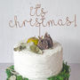 It's Christmas Wire Cake Topper, thumbnail 3 of 6