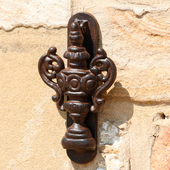 Ornate Cast Iron Door Knocker, 5 of 10