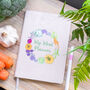 Personalised Vegetable Meal Planner Notebook, thumbnail 1 of 4