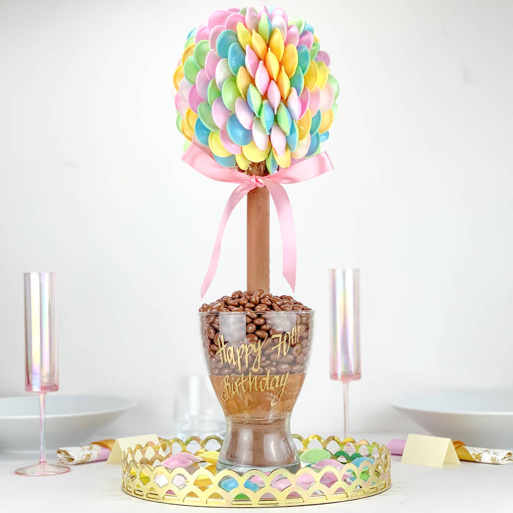 Personalised Flying Saucer Sweet Tree By Sweet Trees