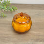 Orange Pumpkin Candle Pot Vanilla Scented, thumbnail 4 of 11