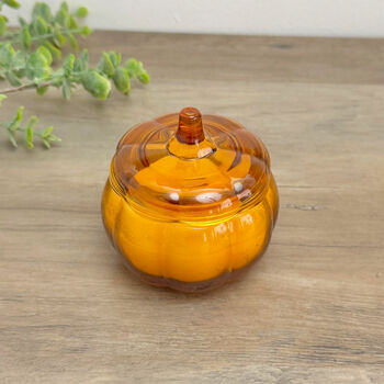 Orange Pumpkin Candle Pot Vanilla Scented, 4 of 11