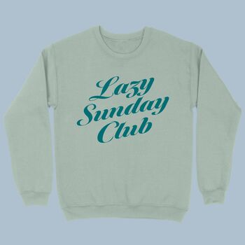 Lazy Sunday Club Women's Sweatshirt, 4 of 4