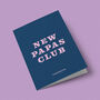 'New Papas Club' New Baby Card, thumbnail 4 of 7