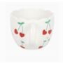 Scalloped Cherry Heart Mug | Mother's Day Gift, thumbnail 5 of 5