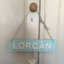 Personalised Name Sign Door Plaque With Star, thumbnail 3 of 5