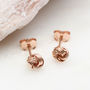 Mini Silver Or 18ct Gold Plated Love Knot Earrings, thumbnail 3 of 7