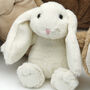 Cream Bunny Mini Toy With Personalised Heart, Boxed, thumbnail 2 of 4