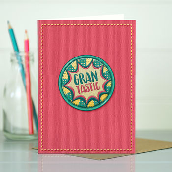 Card For Granny ‘Gran Tastic’, 3 of 4