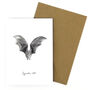 Dusky Leaf Nosed Bat A6 Greetings Card, thumbnail 8 of 8