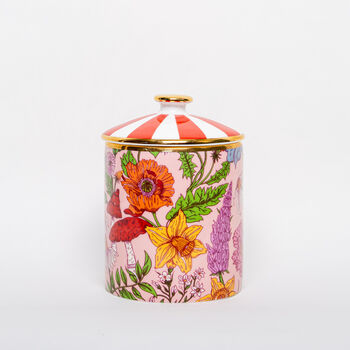 Bloom Pink 'Spring Meadow' Lidded Candle Pot, 6 of 8